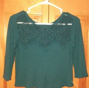 Crop sleeve crop top